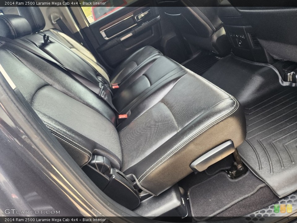 Black Interior Rear Seat for the 2014 Ram 2500 Laramie Mega Cab 4x4 #146585779