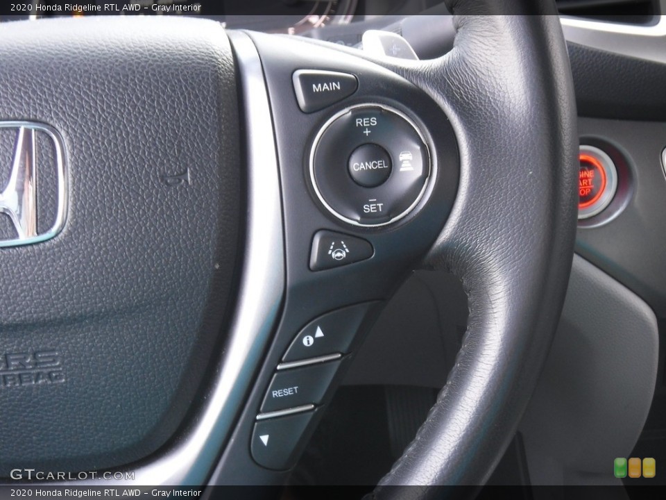 Gray Interior Steering Wheel for the 2020 Honda Ridgeline RTL AWD #146585869