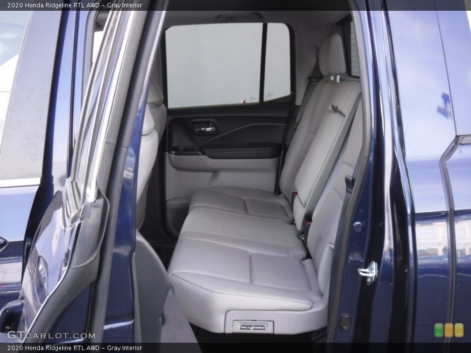 Gray Interior Rear Seat for the 2020 Honda Ridgeline RTL AWD #146585918