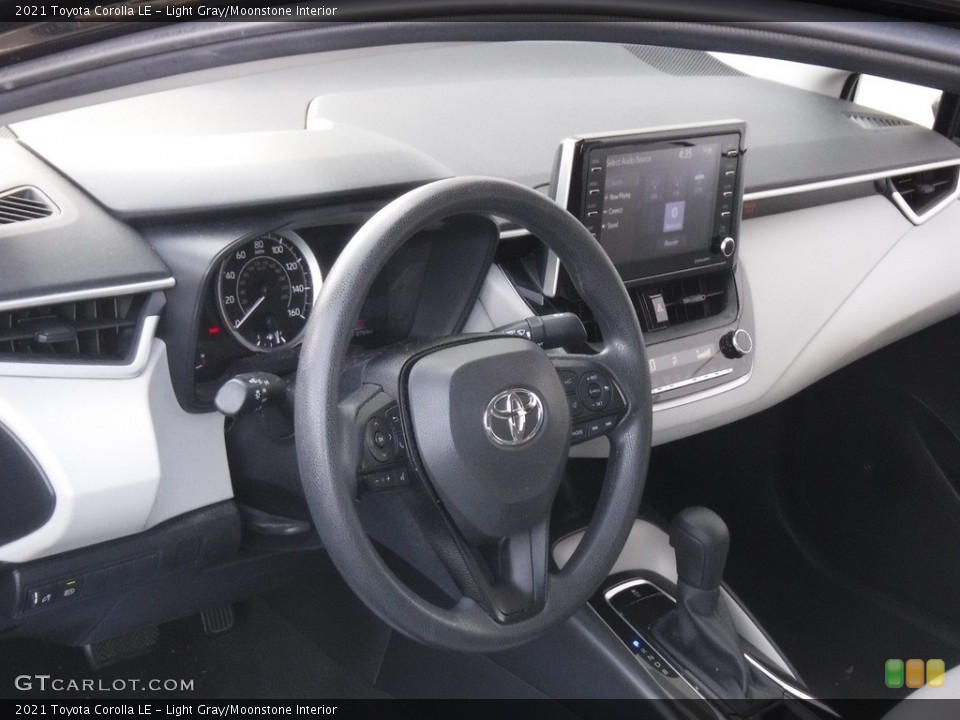 Light Gray/Moonstone Interior Dashboard for the 2021 Toyota Corolla LE #146586274