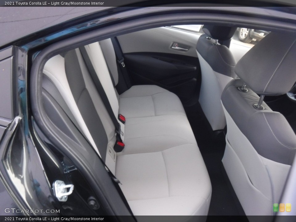Light Gray/Moonstone Interior Rear Seat for the 2021 Toyota Corolla LE #146586704