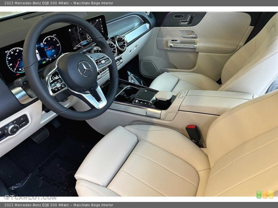 Macchiato Beige Interior Front Seat for the 2023 Mercedes-Benz EQB 300 4Matic #146587161