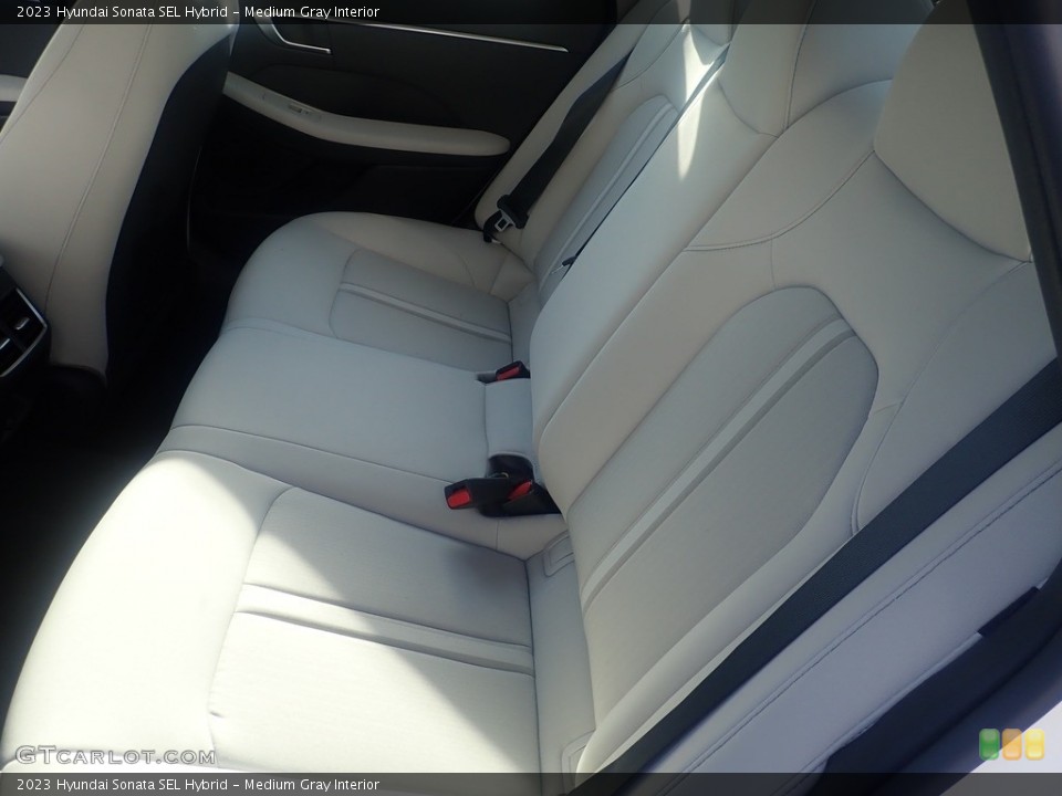 Medium Gray Interior Rear Seat for the 2023 Hyundai Sonata SEL Hybrid #146587181