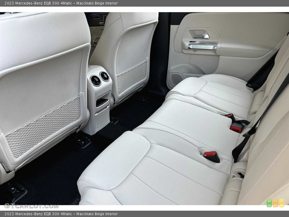 Macchiato Beige Interior Rear Seat for the 2023 Mercedes-Benz EQB 300 4Matic #146587205