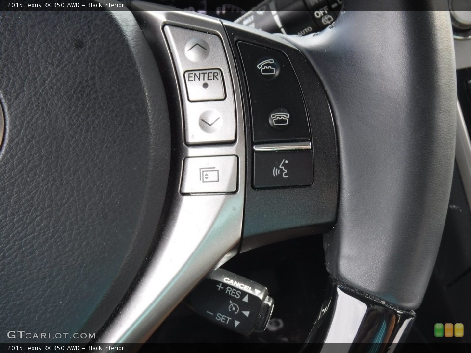 Black Interior Steering Wheel for the 2015 Lexus RX 350 AWD #146587210