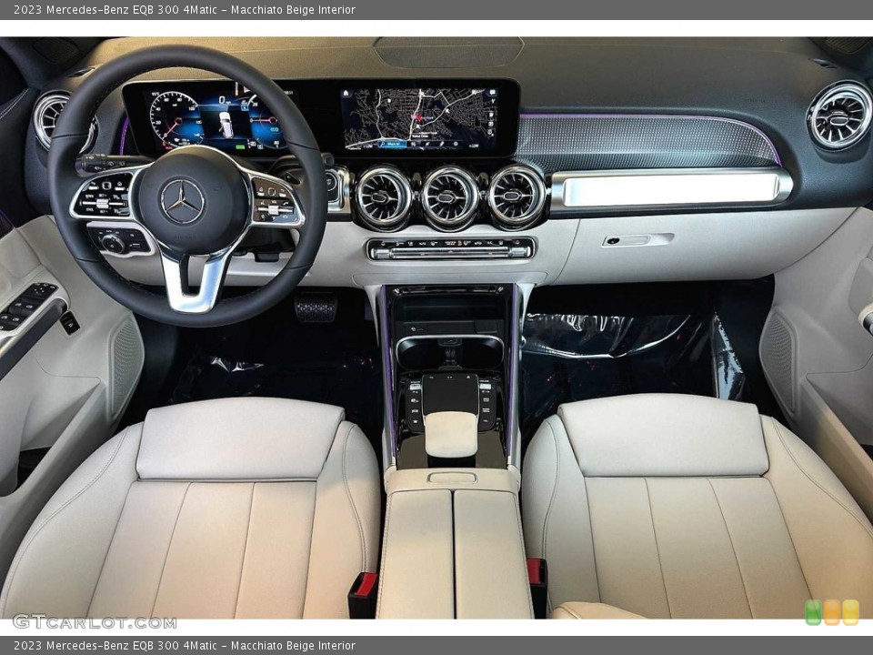 Macchiato Beige Interior Front Seat for the 2023 Mercedes-Benz EQB 300 4Matic #146587227