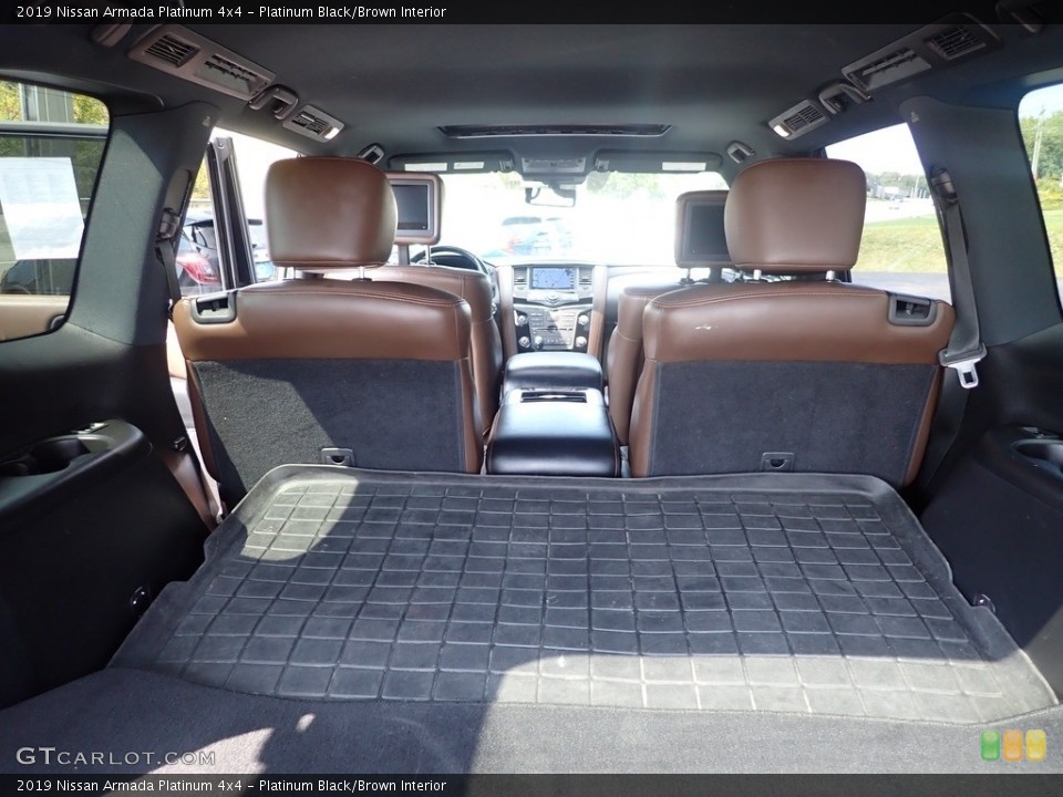 Platinum Black/Brown Interior Trunk for the 2019 Nissan Armada Platinum 4x4 #146587688
