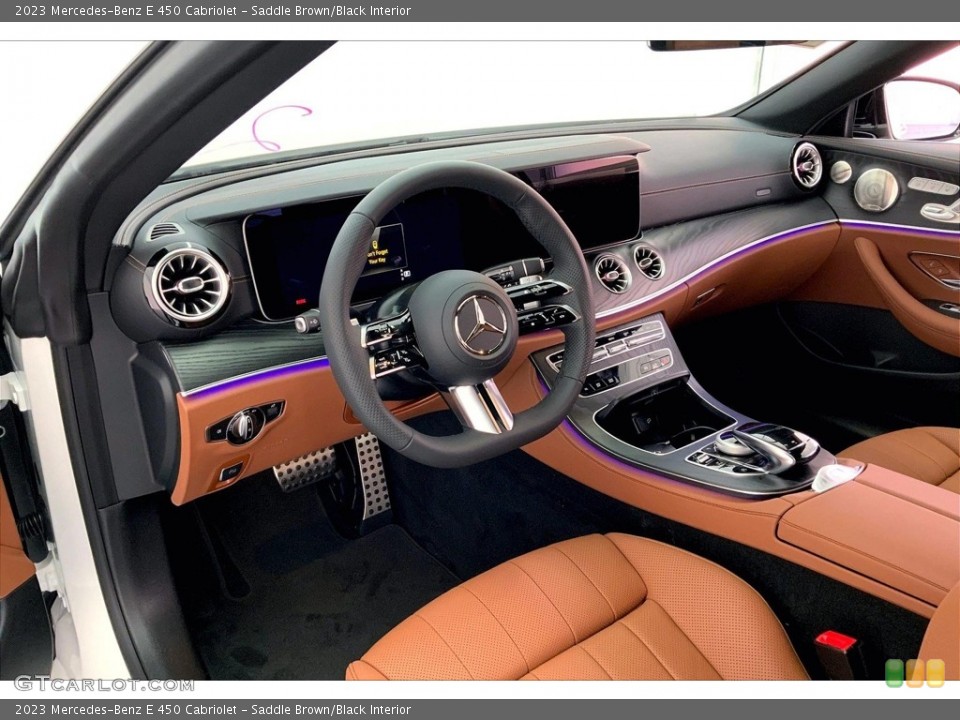 Saddle Brown/Black Interior Photo for the 2023 Mercedes-Benz E 450 Cabriolet #146587737