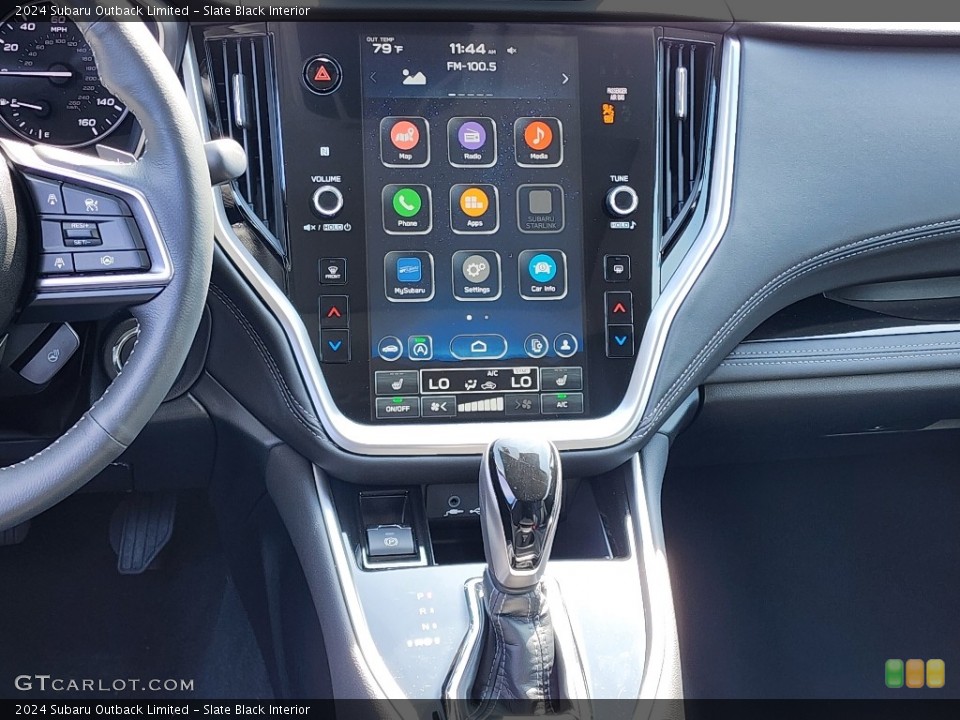 Slate Black Interior Controls for the 2024 Subaru Outback Limited #146587866