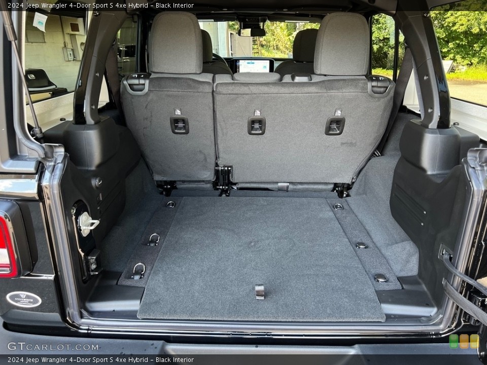 Black Interior Trunk for the 2024 Jeep Wrangler 4-Door Sport S 4xe Hybrid #146587901