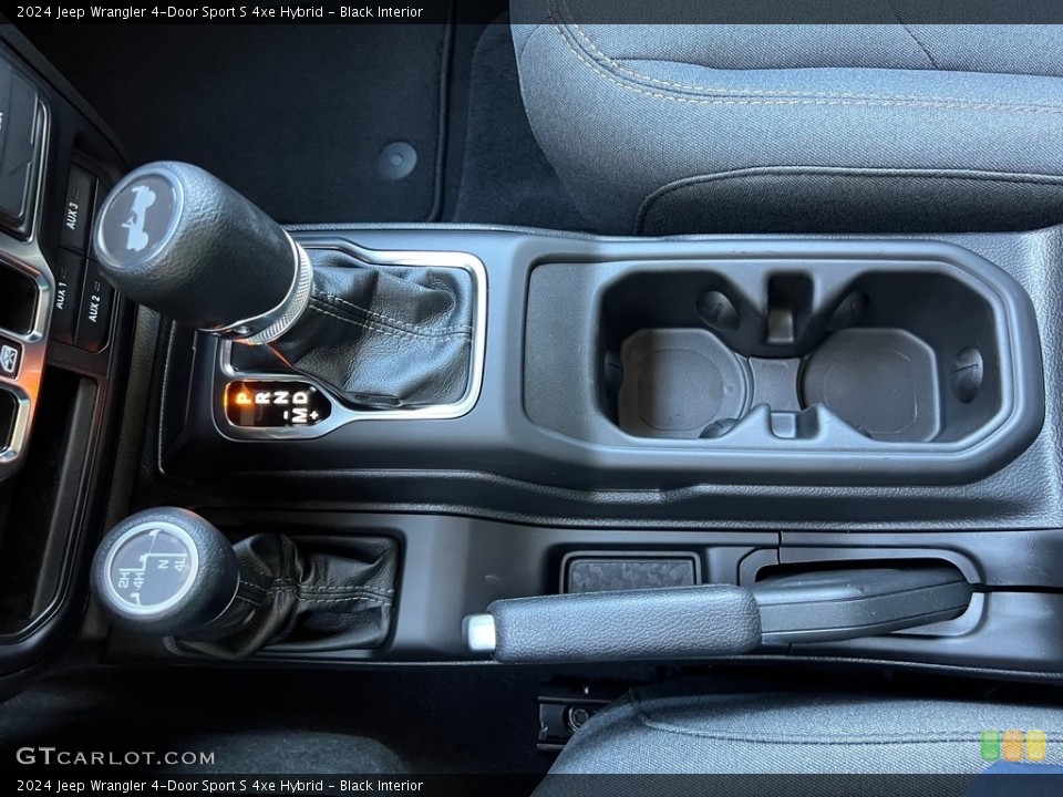 Black Interior Transmission for the 2024 Jeep Wrangler 4-Door Sport S 4xe Hybrid #146588106