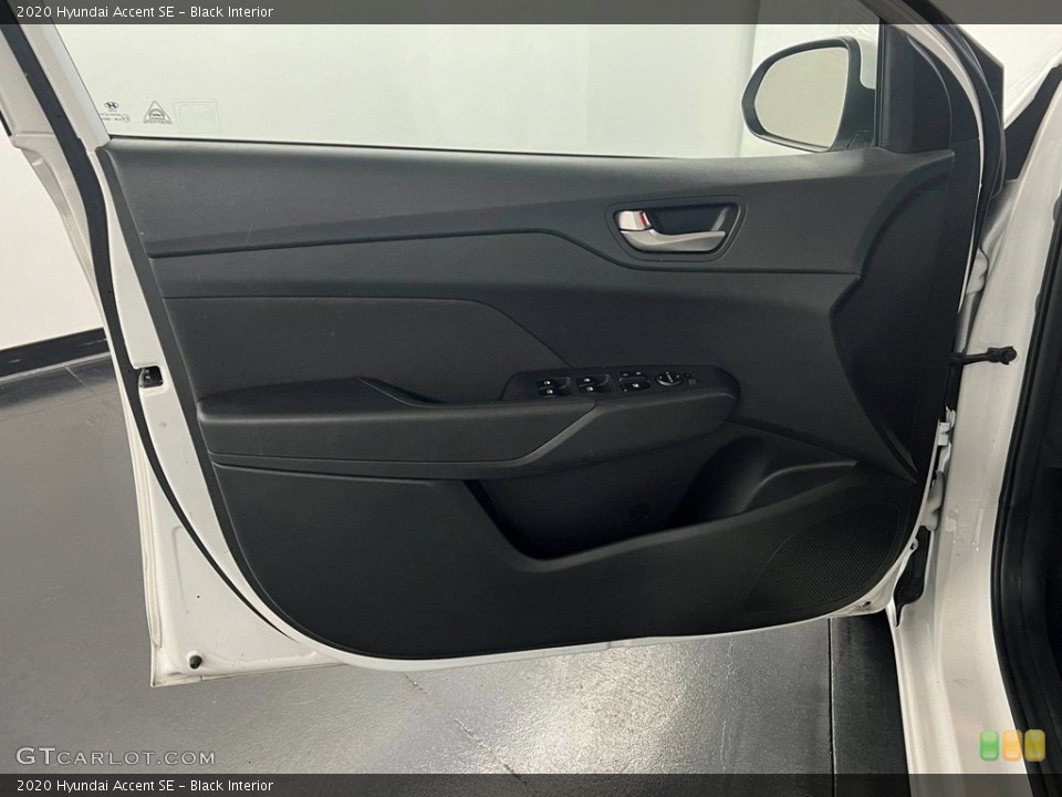Black Interior Door Panel for the 2020 Hyundai Accent SE #146589553