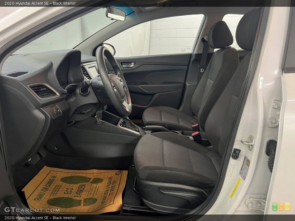 Black 2020 Hyundai Accent Interiors