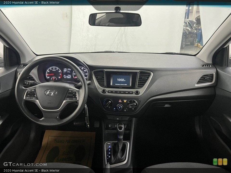 Black Interior Dashboard for the 2020 Hyundai Accent SE #146589565