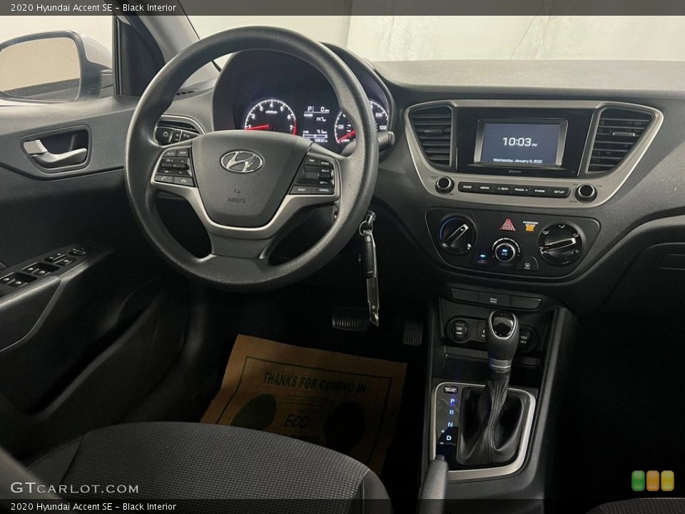 Black Interior Controls for the 2020 Hyundai Accent SE #146589571