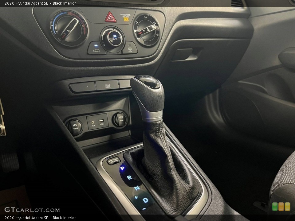 Black Interior Transmission for the 2020 Hyundai Accent SE #146589601