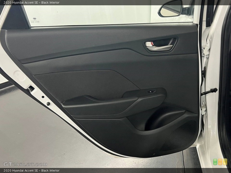 Black Interior Door Panel for the 2020 Hyundai Accent SE #146589607