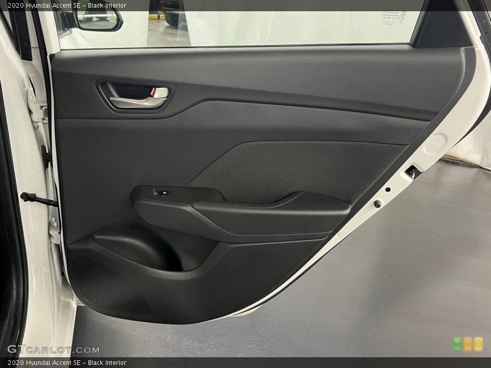 Black Interior Door Panel for the 2020 Hyundai Accent SE #146589616
