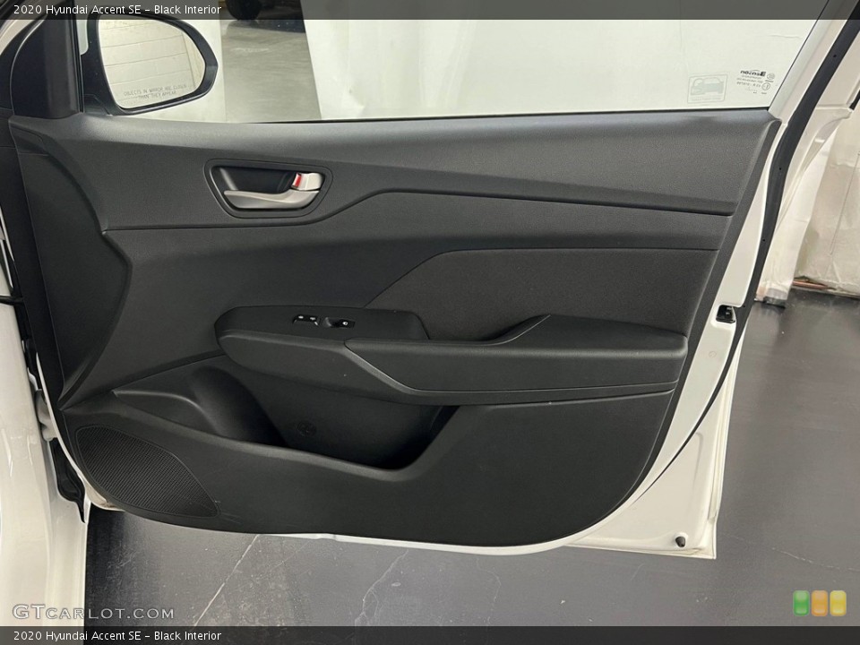 Black Interior Door Panel for the 2020 Hyundai Accent SE #146589622