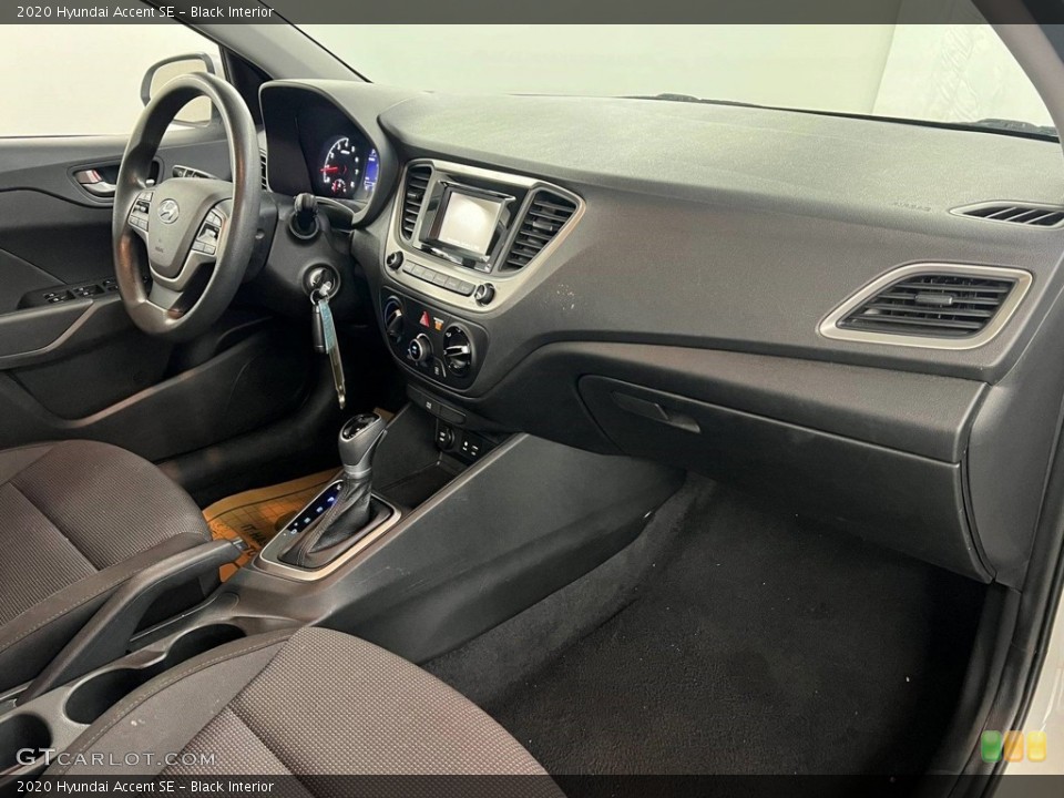 Black Interior Dashboard for the 2020 Hyundai Accent SE #146589628