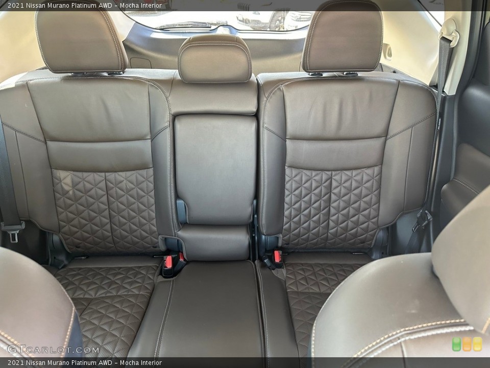 Mocha Interior Rear Seat for the 2021 Nissan Murano Platinum AWD #146590057