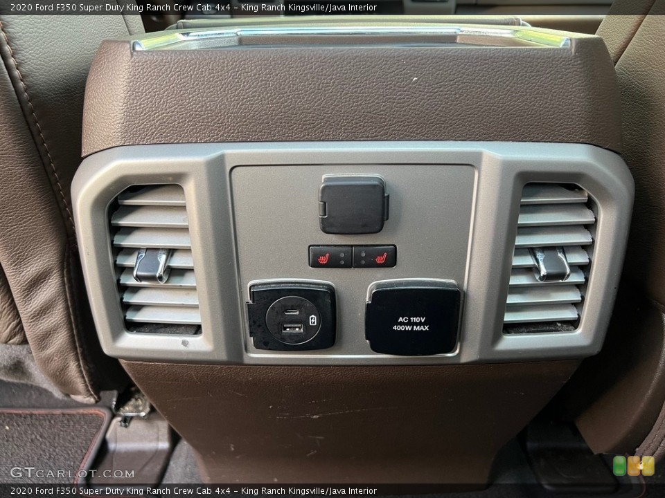 King Ranch Kingsville/Java Interior Controls for the 2020 Ford F350 Super Duty King Ranch Crew Cab 4x4 #146590109