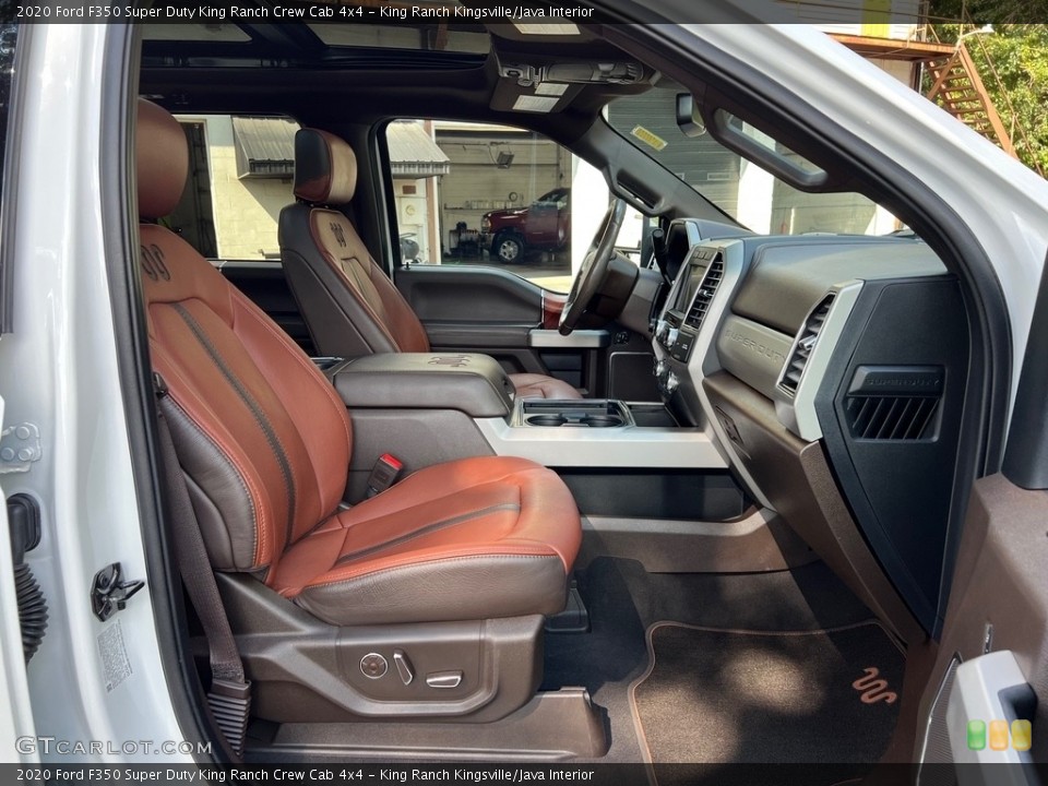 King Ranch Kingsville/Java Interior Front Seat for the 2020 Ford F350 Super Duty King Ranch Crew Cab 4x4 #146590136