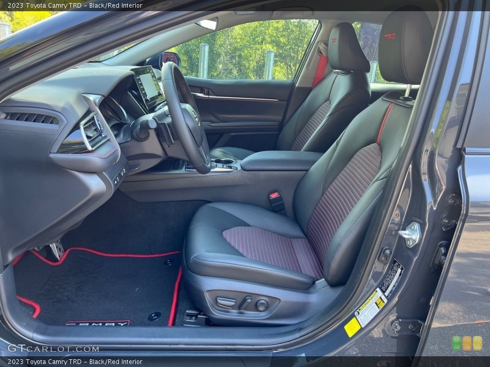 Black/Red Interior Photo for the 2023 Toyota Camry TRD #146590314