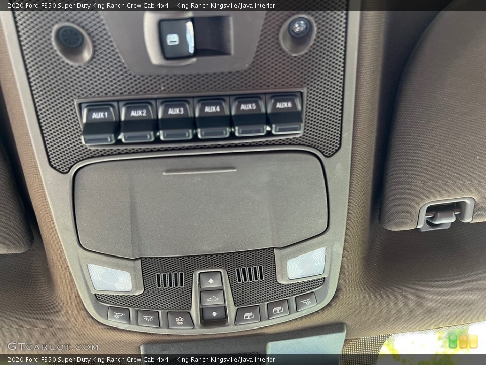 King Ranch Kingsville/Java Interior Controls for the 2020 Ford F350 Super Duty King Ranch Crew Cab 4x4 #146590321