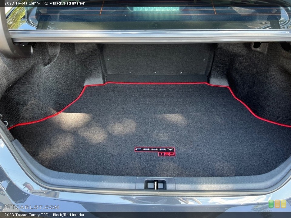 Black/Red Interior Trunk for the 2023 Toyota Camry TRD #146590359