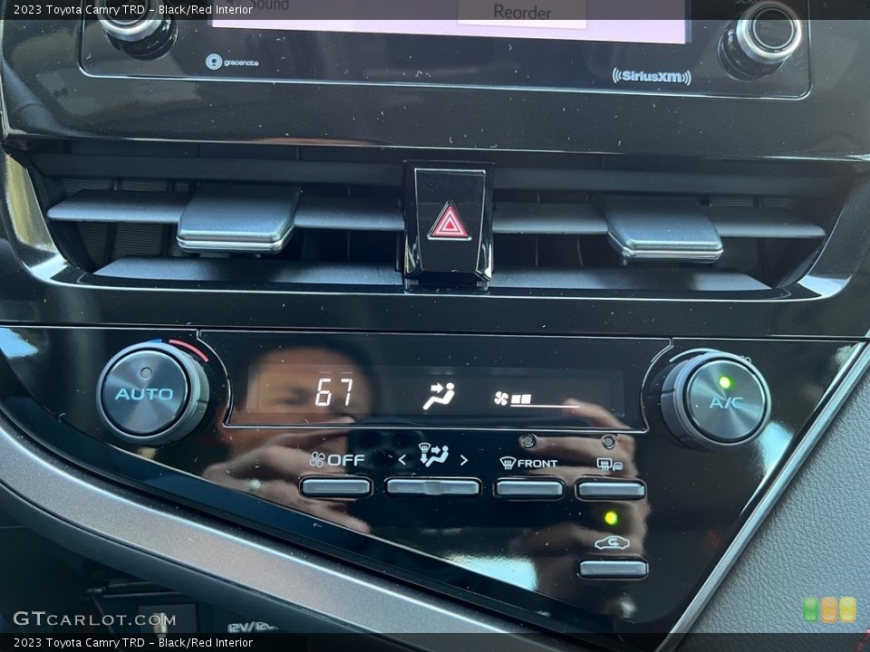 Black/Red Interior Controls for the 2023 Toyota Camry TRD #146590466