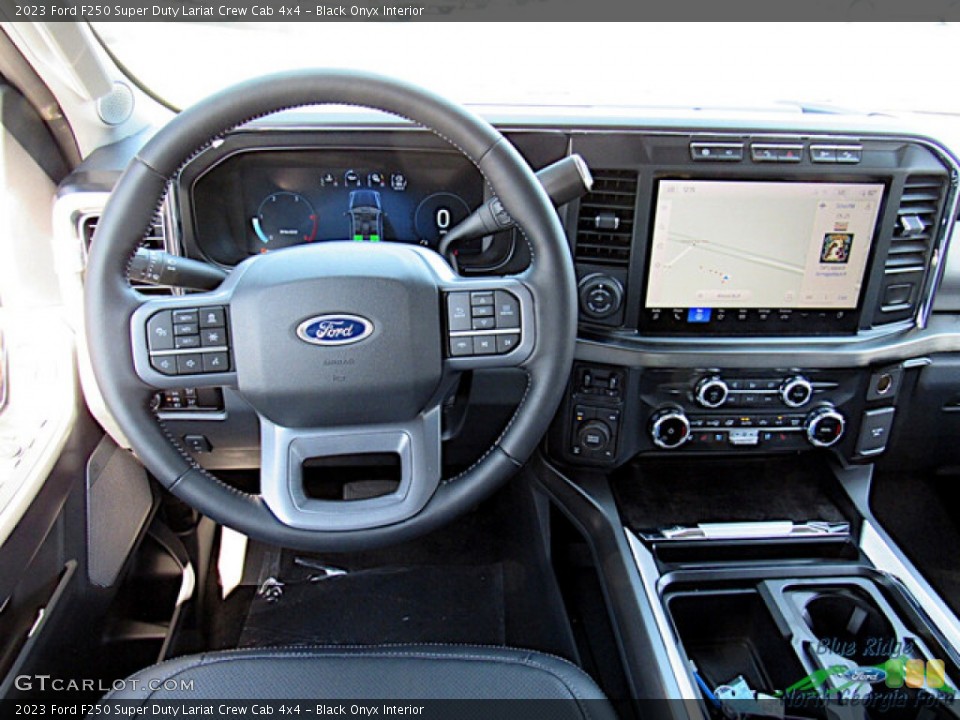 Black Onyx Interior Dashboard for the 2023 Ford F250 Super Duty Lariat Crew Cab 4x4 #146591504