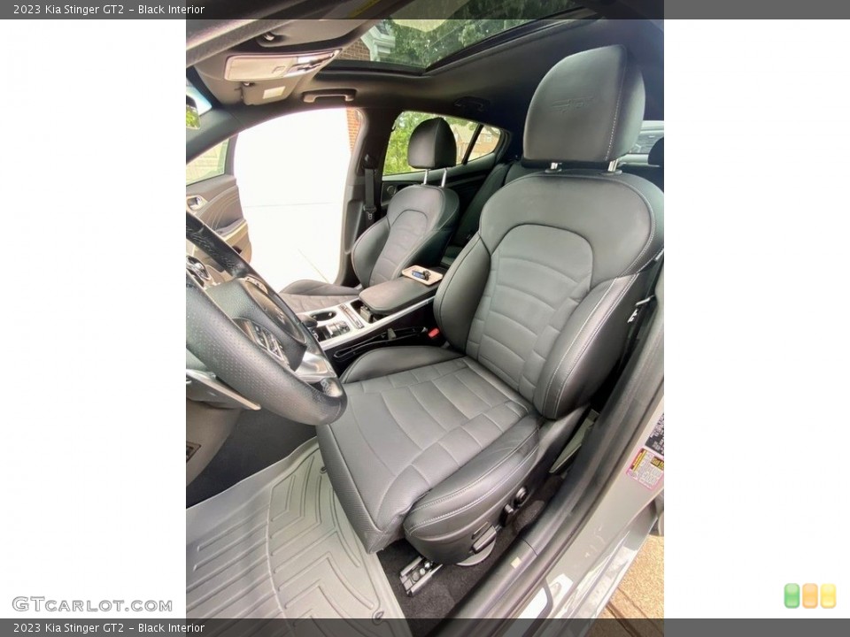 Black Interior Front Seat for the 2023 Kia Stinger GT2 #146591514