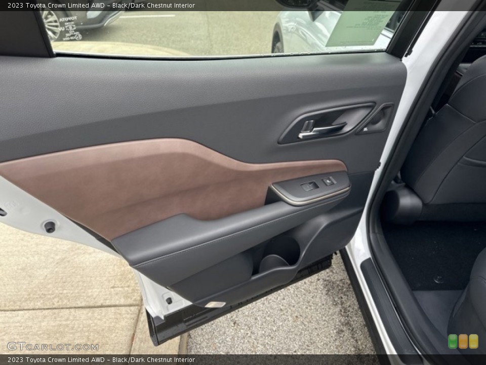 Black/Dark Chestnut Interior Door Panel for the 2023 Toyota Crown Limited AWD #146591569