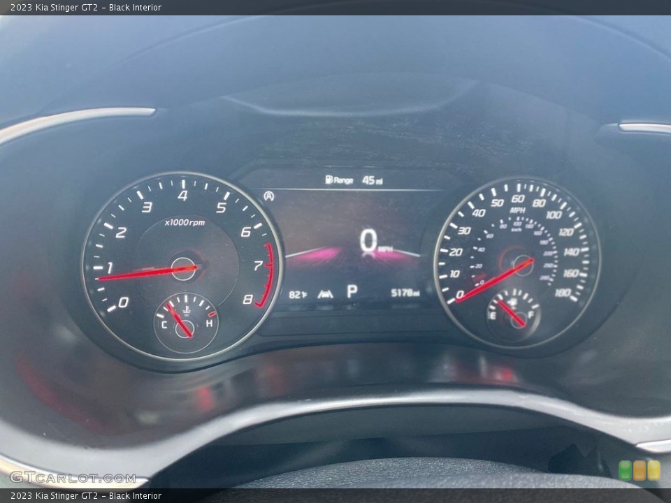 Black Interior Gauges for the 2023 Kia Stinger GT2 #146591626
