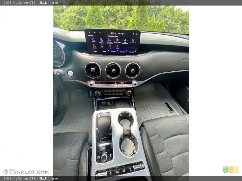 Black Interior Controls for the 2023 Kia Stinger GT2 #146591676