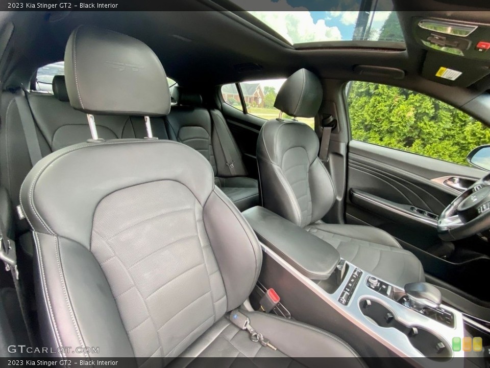 Black Interior Front Seat for the 2023 Kia Stinger GT2 #146591708