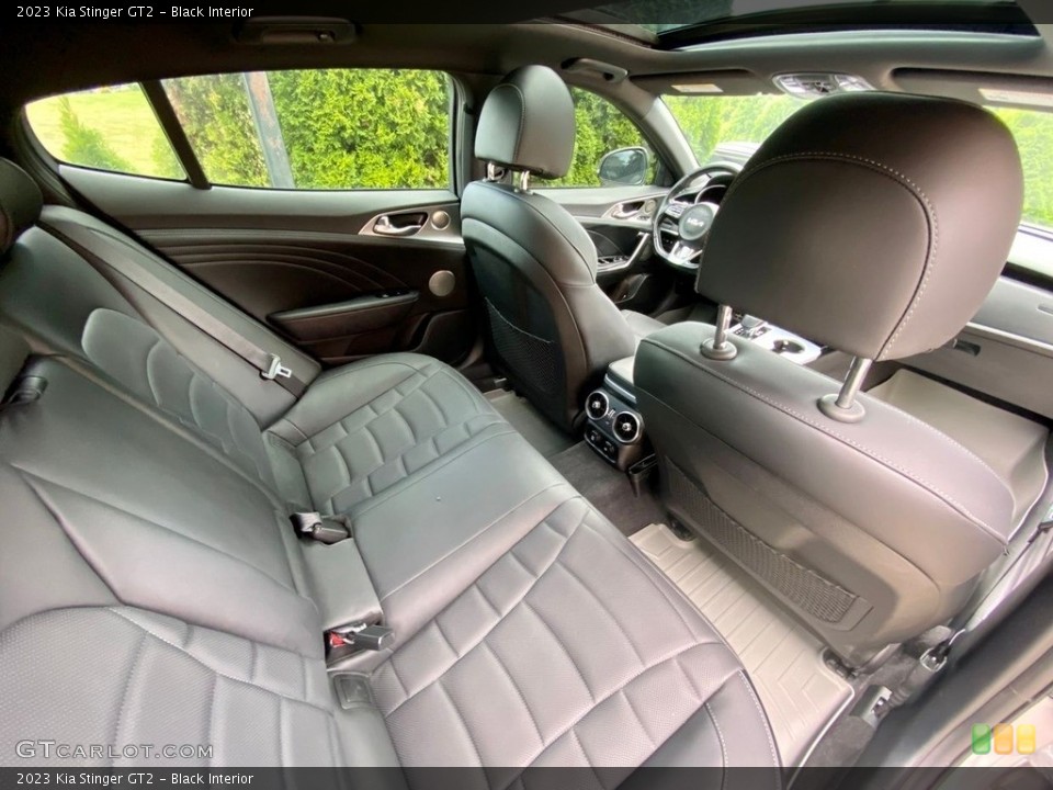 Black Interior Rear Seat for the 2023 Kia Stinger GT2 #146591723