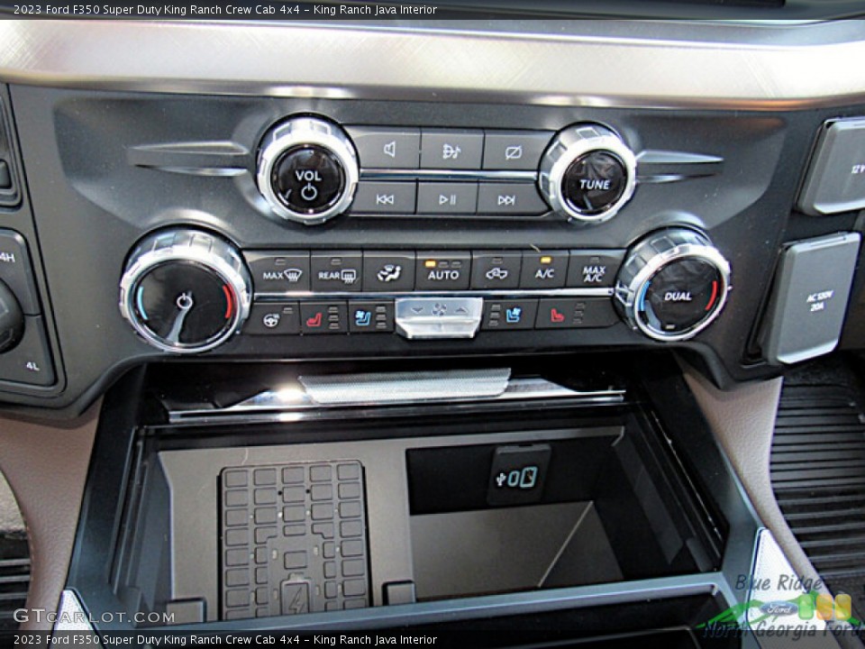 King Ranch Java Interior Controls for the 2023 Ford F350 Super Duty King Ranch Crew Cab 4x4 #146592077