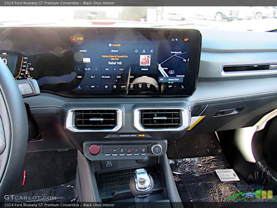 Black Onyx Interior Controls for the 2024 Ford Mustang GT Premium Convertible #146592668