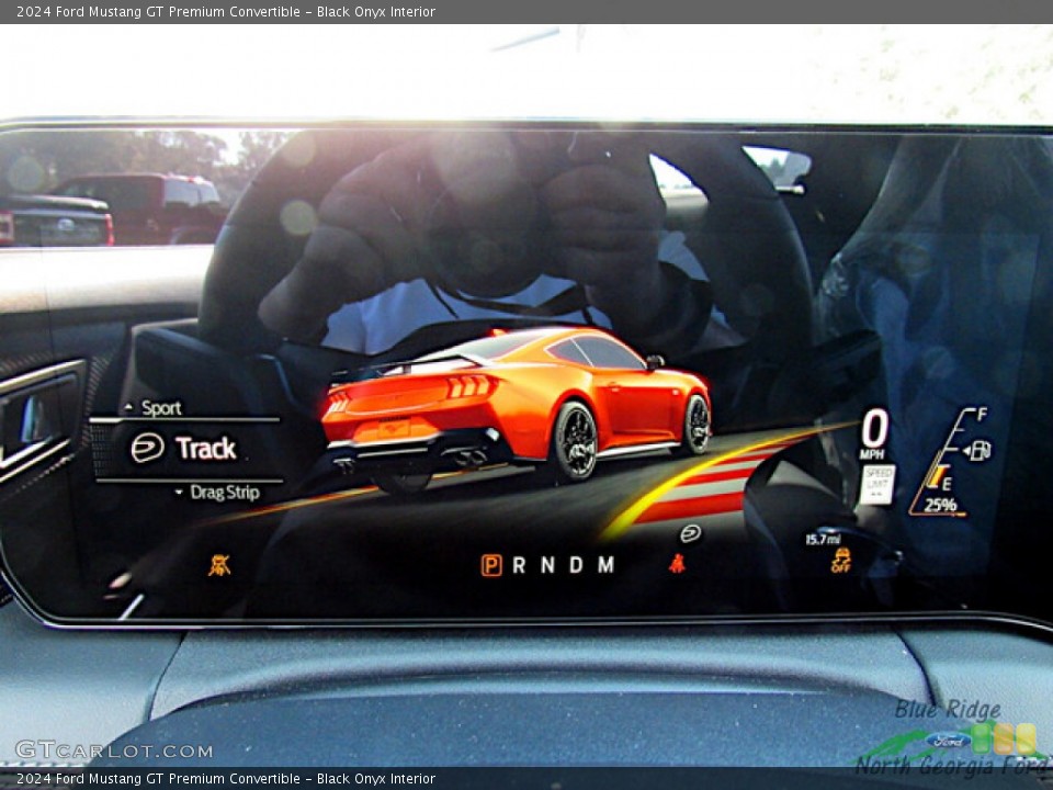 Black Onyx Interior Gauges for the 2024 Ford Mustang GT Premium Convertible #146592674