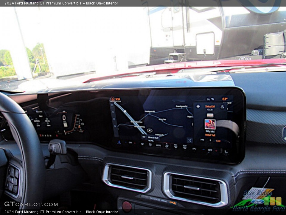 Black Onyx Interior Controls for the 2024 Ford Mustang GT Premium Convertible #146592692