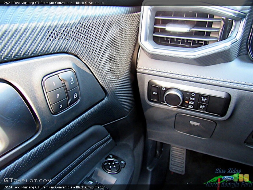Black Onyx Interior Controls for the 2024 Ford Mustang GT Premium Convertible #146592698
