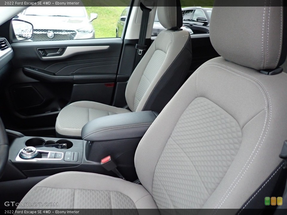 Ebony Interior Front Seat for the 2022 Ford Escape SE 4WD #146593345