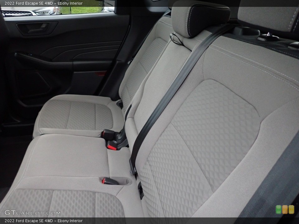 Ebony Interior Rear Seat for the 2022 Ford Escape SE 4WD #146593369