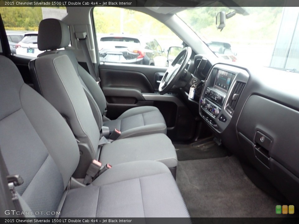 Jet Black Interior Front Seat for the 2015 Chevrolet Silverado 1500 LT Double Cab 4x4 #146593995