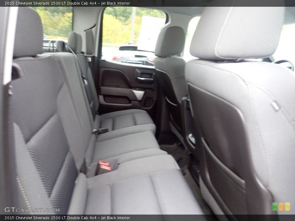 Jet Black Interior Rear Seat for the 2015 Chevrolet Silverado 1500 LT Double Cab 4x4 #146594019