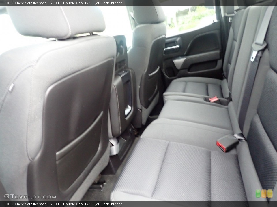 Jet Black Interior Rear Seat for the 2015 Chevrolet Silverado 1500 LT Double Cab 4x4 #146594043