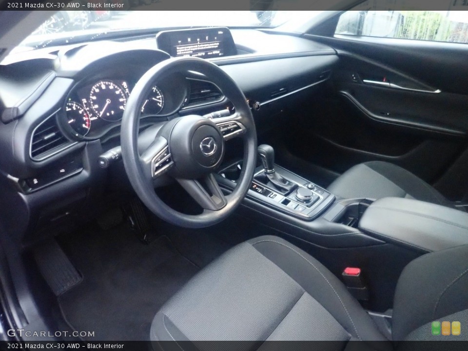 Black 2021 Mazda CX-30 Interiors