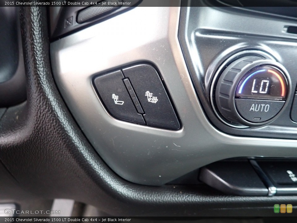 Jet Black Interior Controls for the 2015 Chevrolet Silverado 1500 LT Double Cab 4x4 #146594163